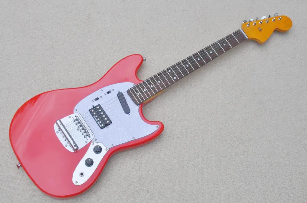 Red body 6 Strings Electric Guitar with Chrome Hardware,Maple Neck,Offer Customized