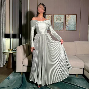 Abiti midi eleganti personalizzati con pieghe a trapezio con spalle scoperte Abiti per occasioni su misura Classico stile moderno squisito Pastrol Un