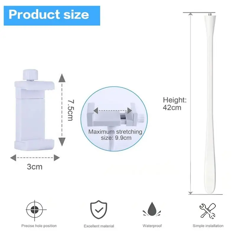 Universal Baby Monitor Bed Bracket Multifunction Camera Holder Flexible Clip Hose Camera Mount Cam Adjustable Long Arm