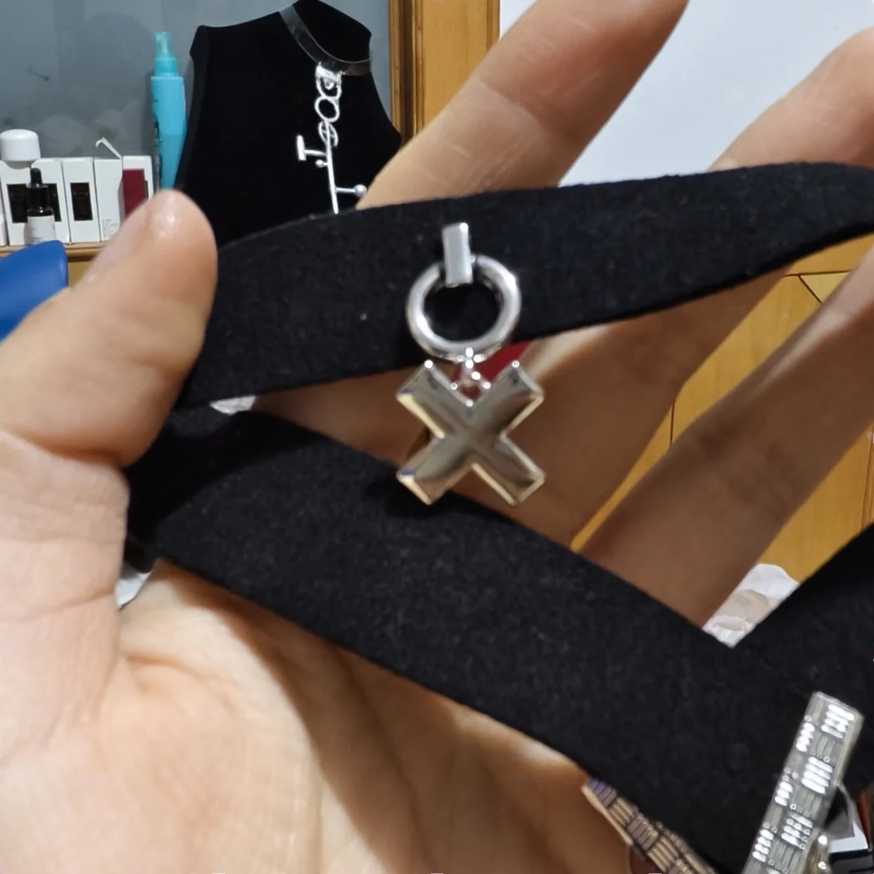Hollow Special Operations Section 6 Asaba Harumasa Necklace Pendant Choker Necklace Ear Studs Fashion Jewelry Cosplay Props