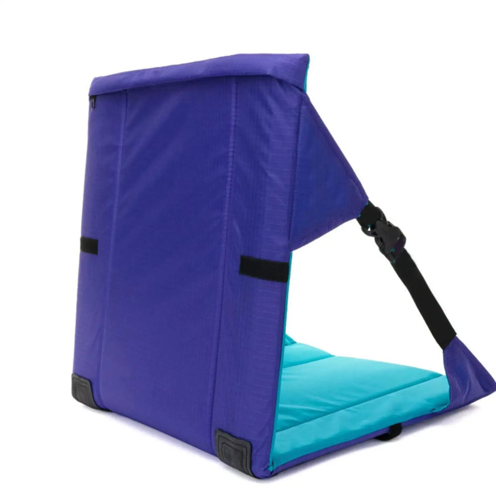Cojín de Asiento Plegable para Silla de Suelo con Correas Ajustables, Colchoneta para Sentarse, Cojín de Asiento Plegable para Estadio, Gradas, Salidas y Exteriores