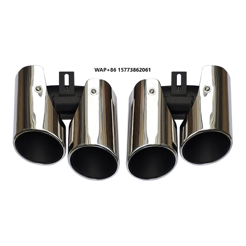 

For Panamera GTS Style 971 2017-2023 New Titanium Black Exhaust Tips Upgrade Muffler Tail Pipe Exhaust System