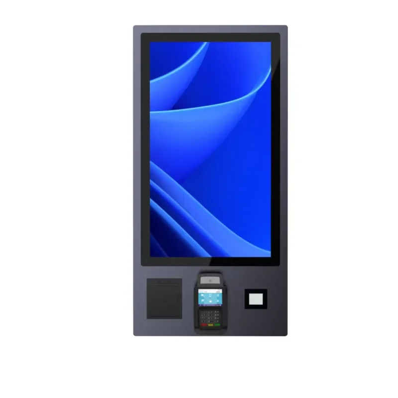 POS Terminal Holder 32 Inch Floor Stand or Wall Mount Kiosks Self Service