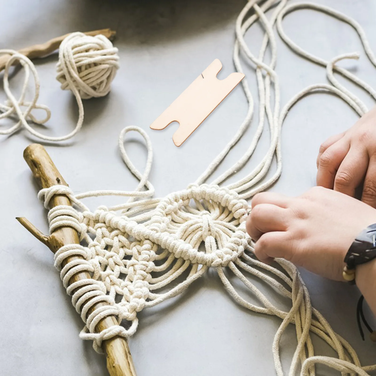 10 قطعة الخشب النسيج المكوك العصي متعددة الأغراض ملحق ل وشاح نسيج حزام DIY بها بنفسك طقم أدوات النسيج اليدوية