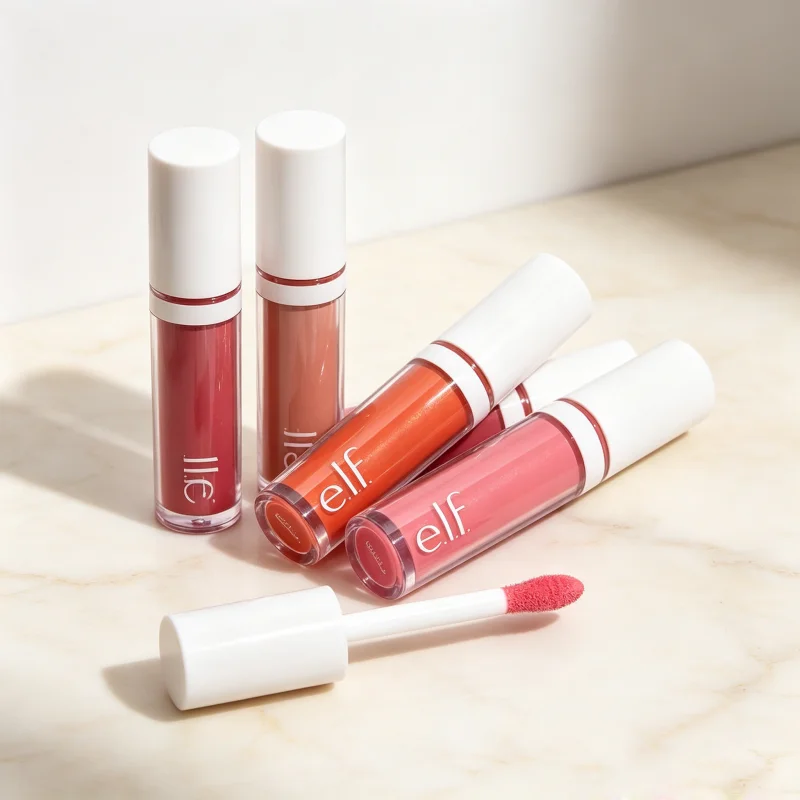 Trending Elf Camo Liquid Blush Monochromatic Multi-Stick Glow Reviver Lip Oil Glimmer Cream Blusher Moisturizing Nourishing Care
