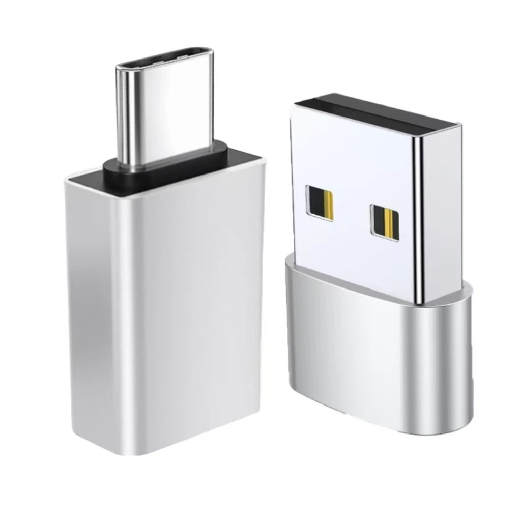 Adaptador OTG USB a USB C, Convertidor de Tipo C Hembra a USB A Macho, Adaptador USB C Macho a USB 3.0 Hembra