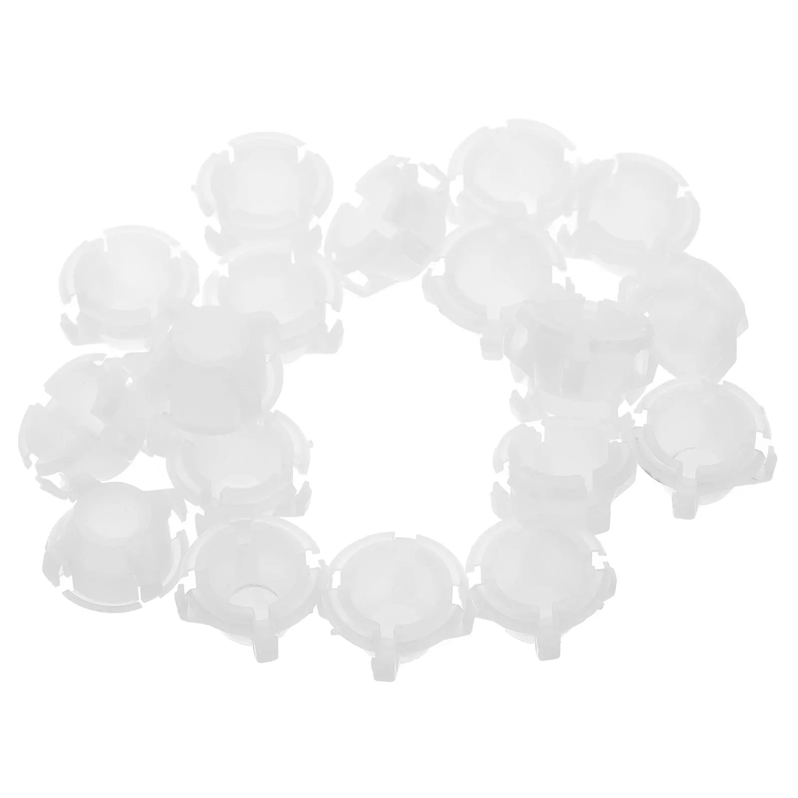 

20pcs Wiper Clamp Car Front Guards Arm Bottom Cover Plastic Dust Truck Windshield Wiper Arm Hole Pad Adapter Replacement Car