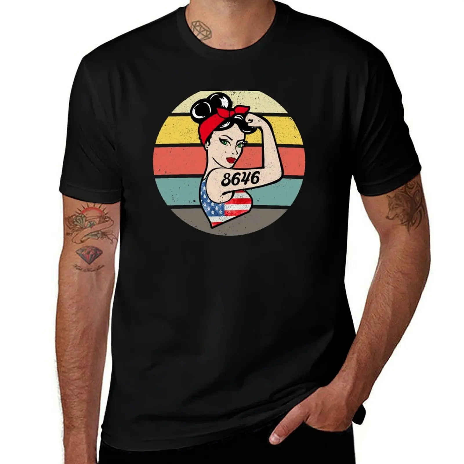 vintage Impeach 8646 joe Biden anti , not my President , 86 46 biden harris against, Empowerment women T-Shirt