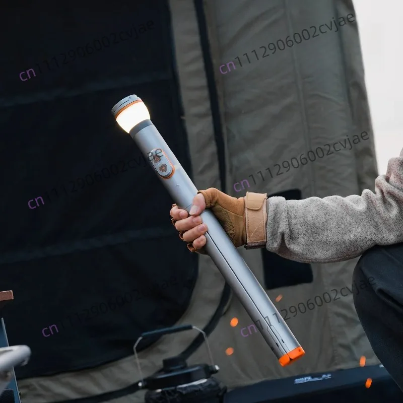 Outdoor telescopic camping light long battery life charging LED tent ambient lighting camp light