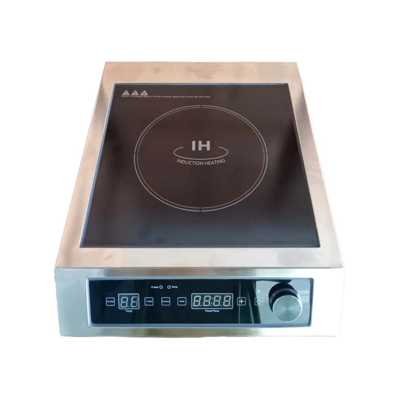 

Best Selling Commercial Black Induction Cooktop 3500W With 1-Year Warranty