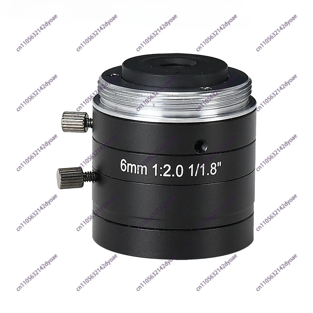 Low Distortion C Interface 4mm 6mm 8mm 35mm Manual Aperture Fixed Focus Wide Angle Lens Industrial Camera FA1/1.8 