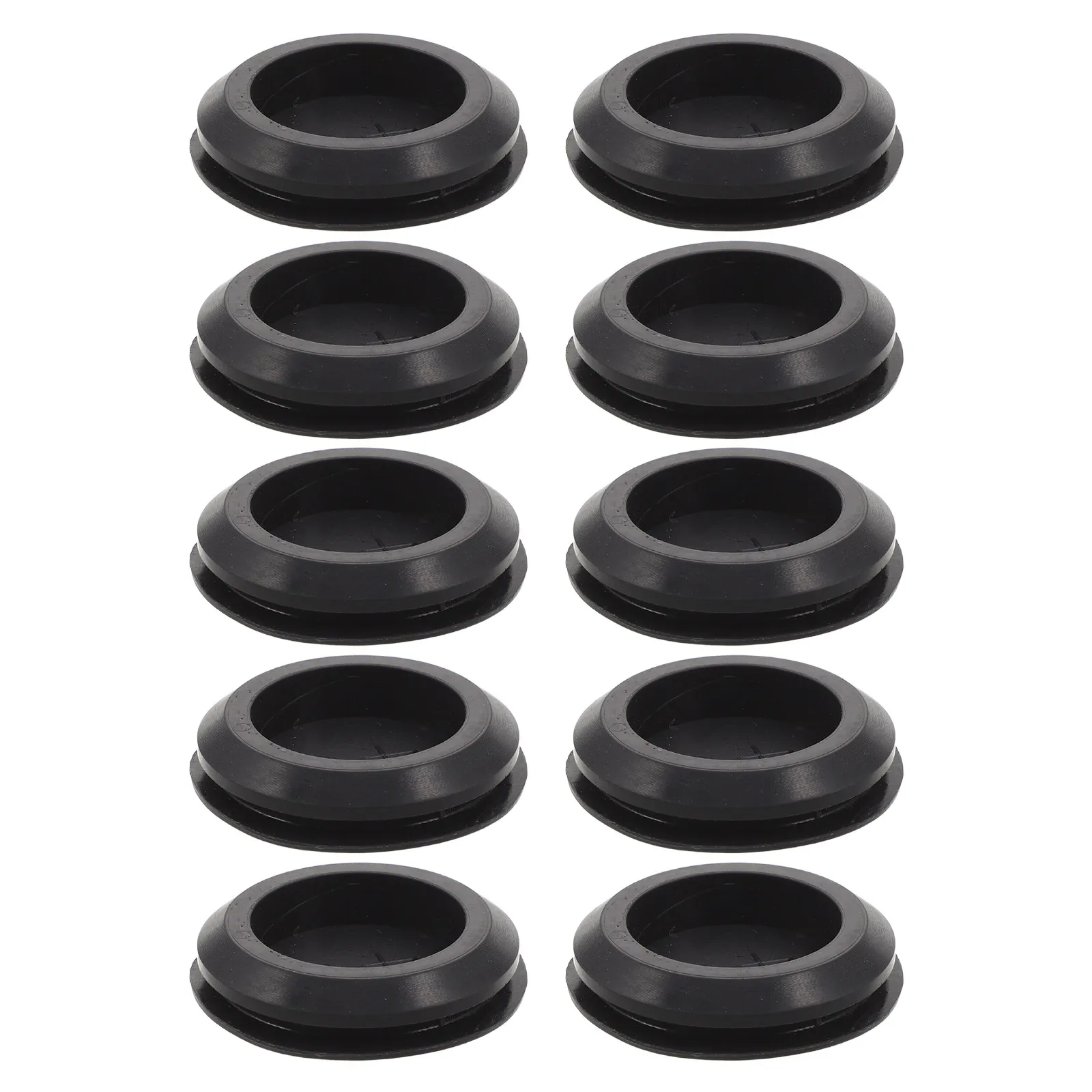 10Pcs Silicone Hole Plug Black Round Food Grade Sealing Stopper Flexible Flush Mount Rubber Plug for Furniture Electrical Box - view 4