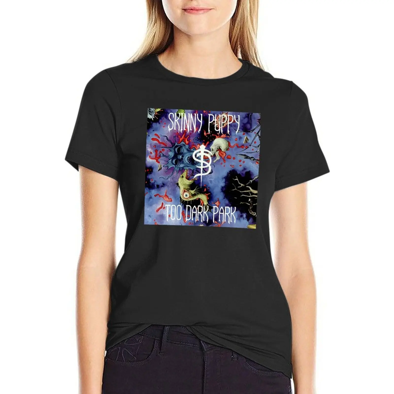 Skinny Puppy Band T-Shirt funnys summer top fashion woman blouse 2024