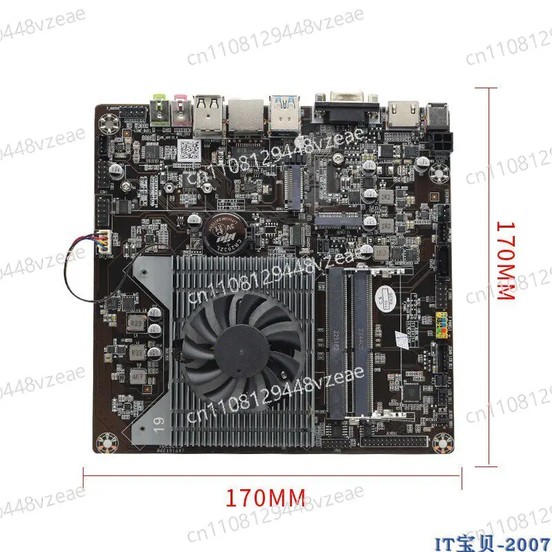 N5095 mini itx main board ultra-thin LVDS all-in-one machine n5095 dual memory slot industrial control main board