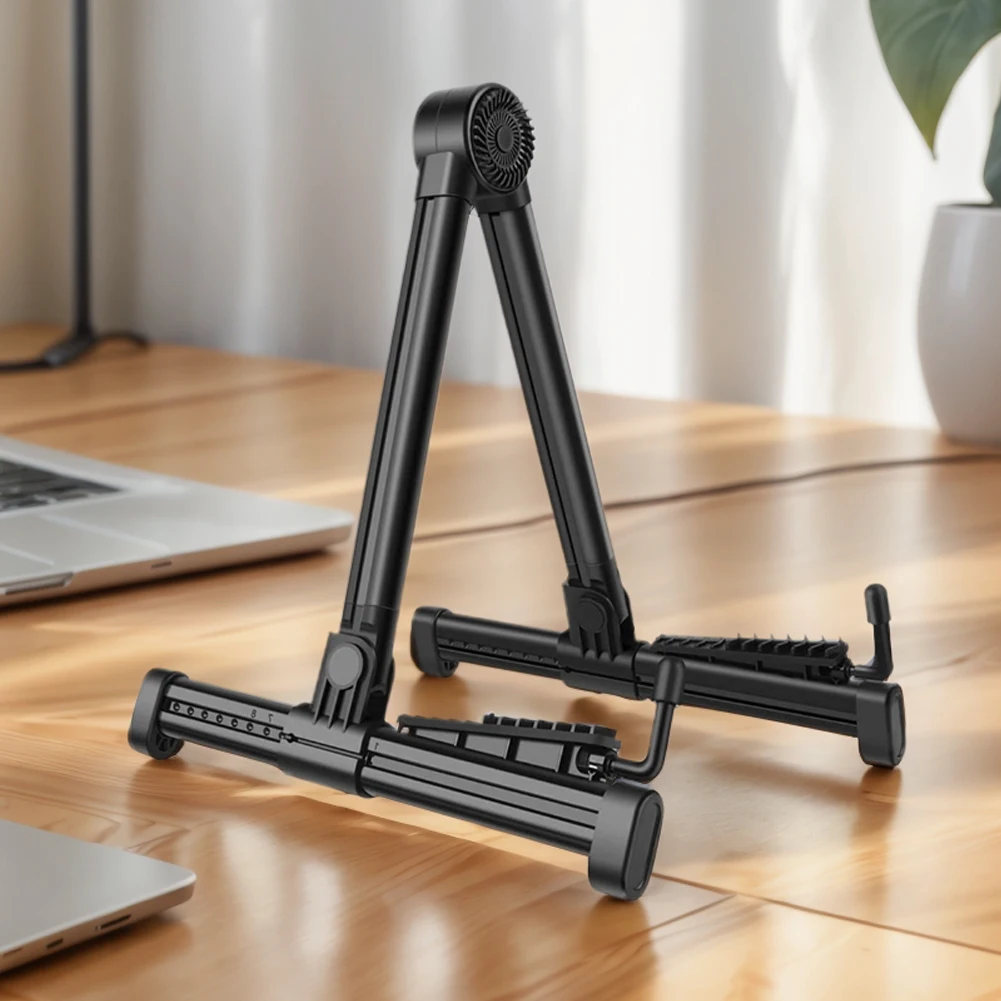 حامل جيتار قابل للطي بإطار حامل أرضي للجيتار حامل أدوات للجيتار الكهربائي الصوتي باس القيثارة البانجو #3