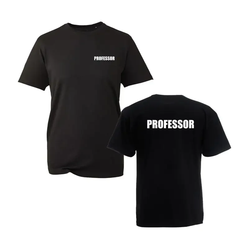 Professor Print T Shirt Academic Instructor Postsecondary Teachers Work Wear