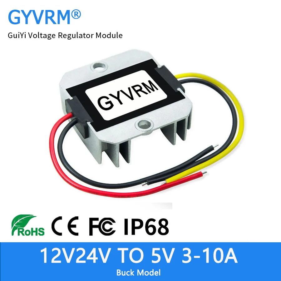 

DC DC 12V to 5V Converter 24V to 5V 3A 5A 8A 10A Buck Model 10-35V to 5V 10A 50W Step-down Module for LED