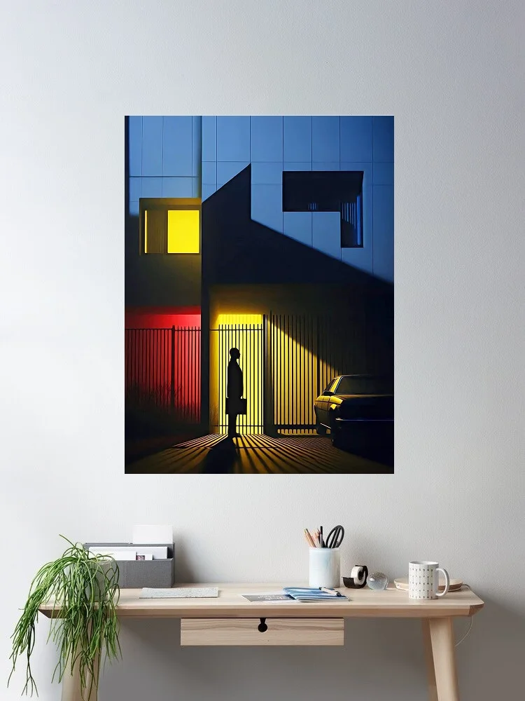 Jean-Marie Gitard The Senior Executive, Print Art Canvas Poster, Living Room, Home Wall Decor Picture