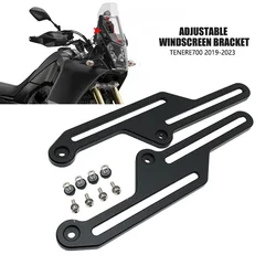 For YAMAHA TENERE 700 T700 T 700 Tenere700 T7 2019-2023 2021 2022 Motorcycle Aluminum Windshield Bracket Windshield Adjuster