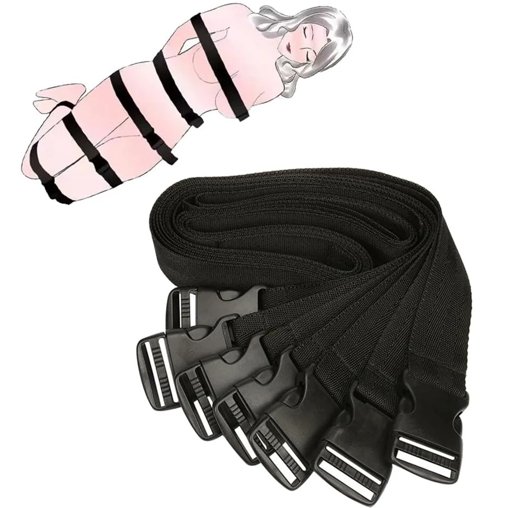 7PCS Sex Rope SM Slave Sex Toys Sets BDSM Bondage Play Kits Couples Bondage Restraints Adjust Handcuffs Anklet Adult Game Sextoy