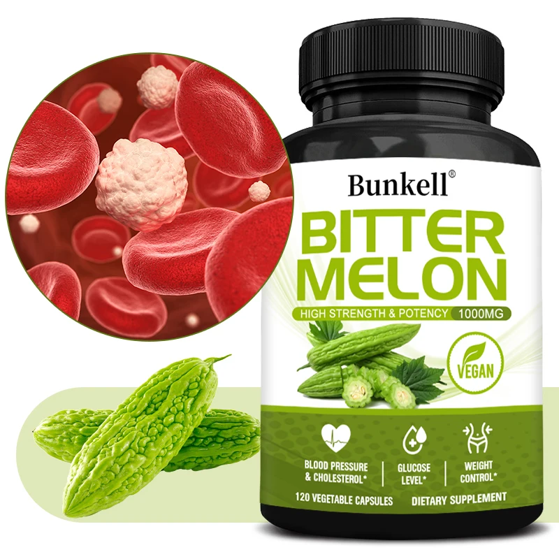

Bitter Melon 10:1 Extract, 1000 Mg, Veggie Caps, Weight Management, Heart Health, Cholesterol Support