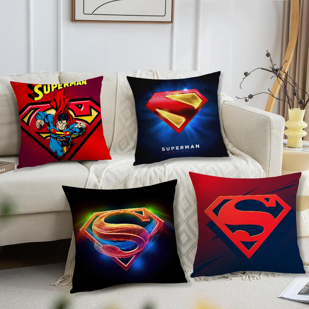 Hot Film S-Superman-s Cool cushion cover Living Room Headboard Bedroom Office Cushion Cushion Sofa Nap Time Pillow Case