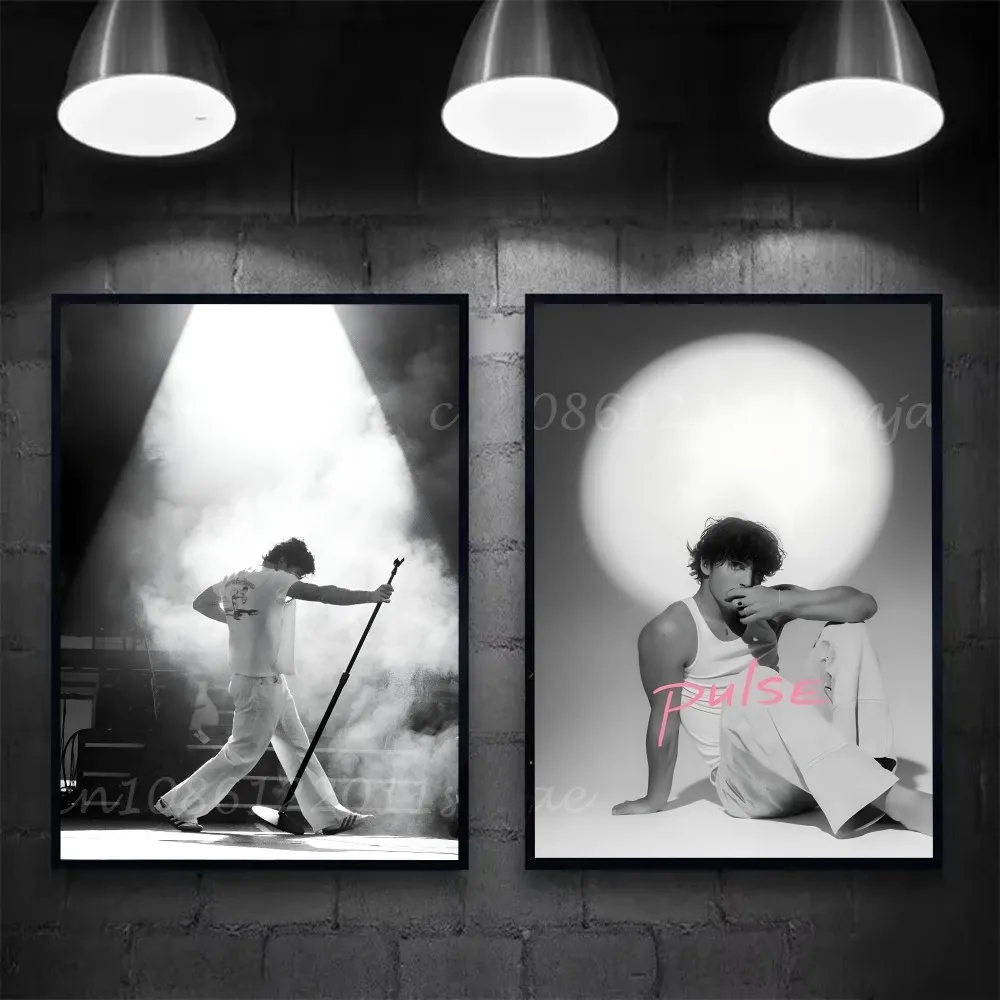 1 قطعة Benson Boone الألعاب النارية Rollerblades المشارك ذاتية اللصق الفن ورق مقاوم للماء ملصق مقهى بار غرفة جدار ديكور