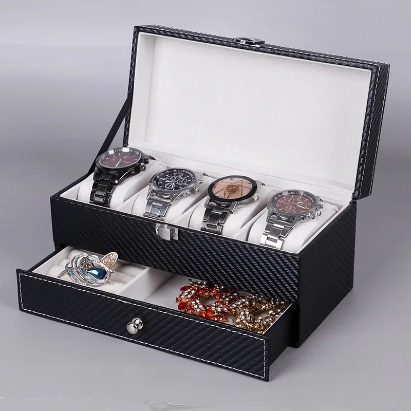 

Multi-Purpose Home Storage Box Small Objects Organizer Box Watch Storage Case Leather Gift Box Glasses Storage Box