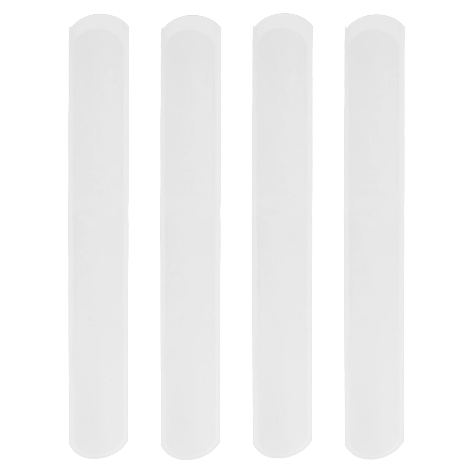 

100pcs Bracelets Stylish PVC Wristbands for Kids Party Favors Birthday Prizes Activities Toys DIY Slap Bracelets White Slap