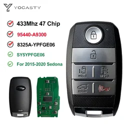 YOCASTY-llave de coche inteligente 95440-A9300 SY5YPFGE06, 433,92 MHz, Chip 47 para 2015, 2017, 2018, 2019, 2020, KIA Sedona 8325A-YPFGE06