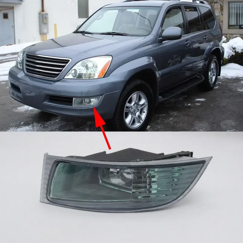 Car Front Bumper Fog Lamp Light for Lexus GX470 UZJ120 2003 2004 2005 2006 2007 2008 2009