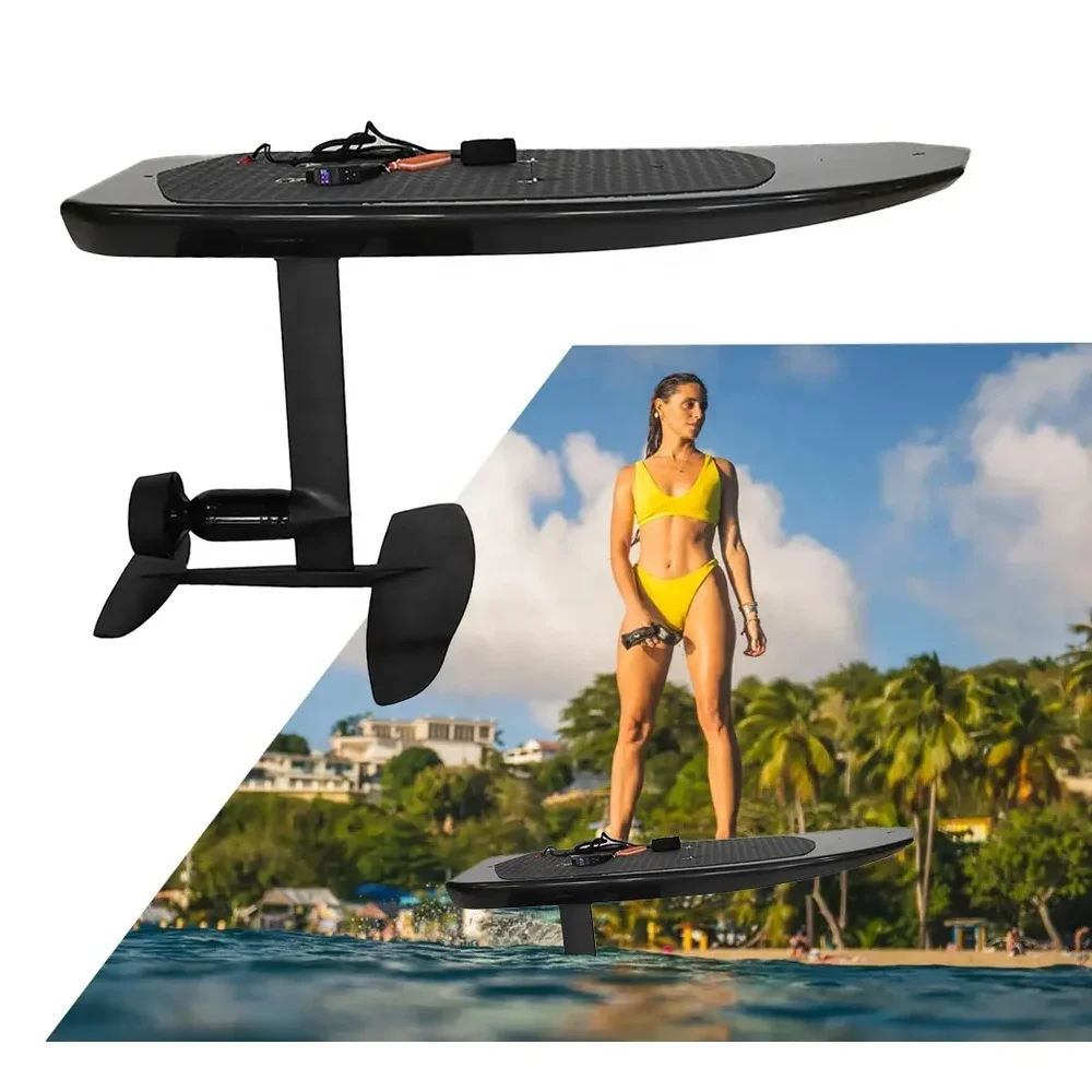 Competitive Pricing, High Quality Black Efoil Electric Hydrofoil E Foil Surfboard Water Sport Jet Ski E-foil Carbon Board Motor