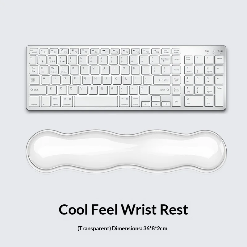 Silicone Wrist Guard Mouse Pad Anti Slip and Fatigue Reducing Soft and Gradually Cool All-in-one Office Mouse Pad Wrist Guard