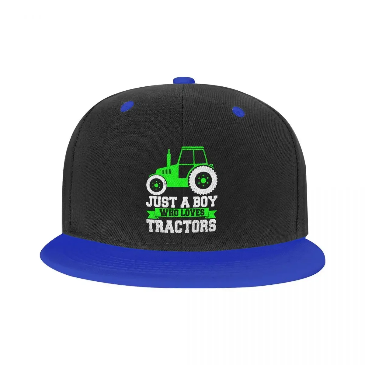 Just A Boy Who Loves Tractor Children Snapback Cap Hat Premium Colorful Teenager Baseball Caps