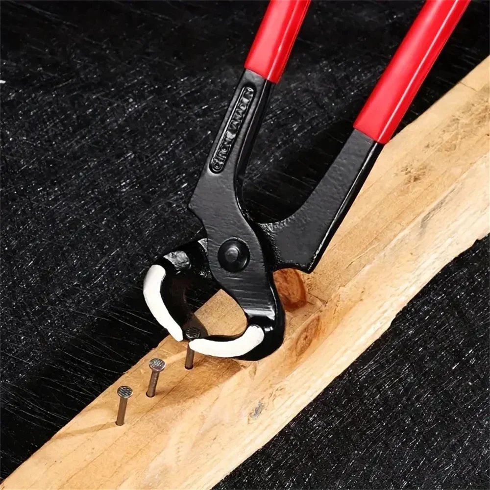 1PC Walnut Clip Nail Puller Woodnail Nail Puller Flat Mouth Vise Field Screw Pliers Field Snail Tail Removal Shoe Repair Tool