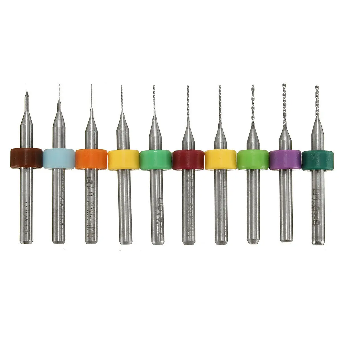 

Набор мини-сверл, комплект из 10 насадок из карбида вольфрама для печатной платы, хвостовик 1/8 дюйма, для ЧПУ