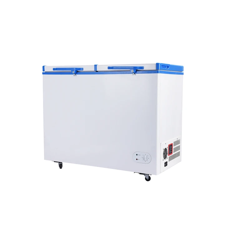 Используйте солнечную морозильную камеру 268 л Холодильник на солнечной энергии для дома 12 Ce Двойные двери Складная дверь 80 Домашний сад 500 Вт 3 года, 3 года