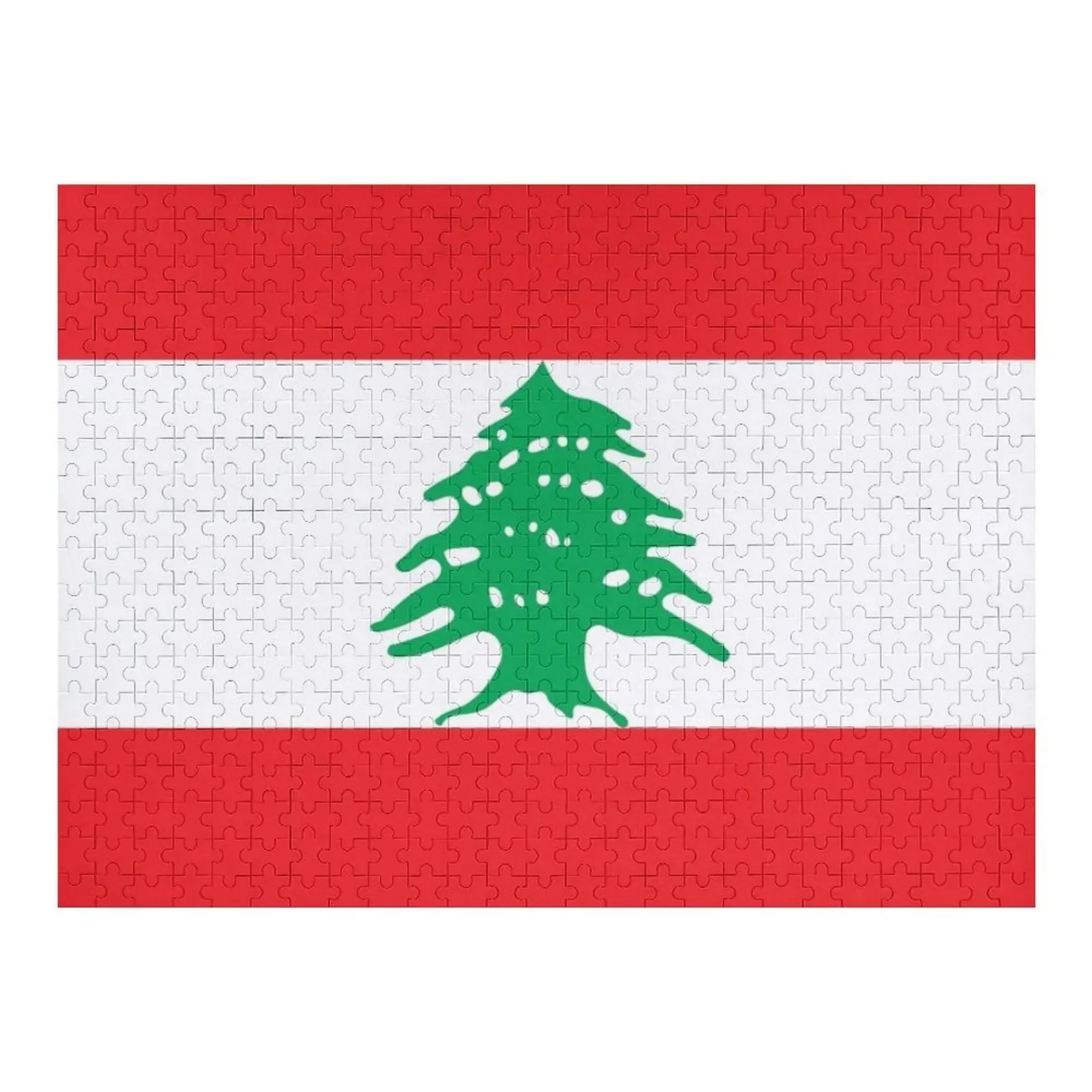 

Пазл с флагом Ливана, персонализированная персонализированная игрушка-головоломка