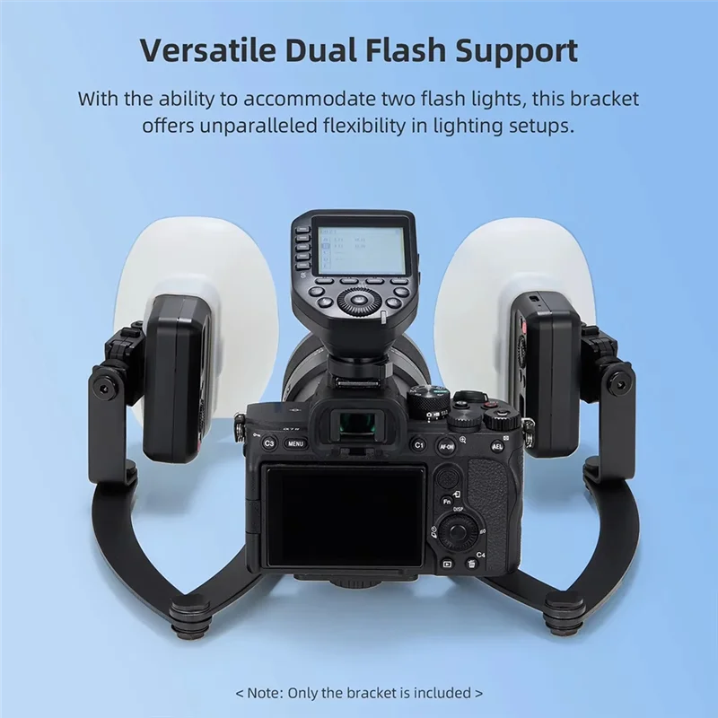 

-A25M MF-DB Flexible Flash Bracket For Photography Portrait Macro Photography For Nikon/ Sony DSLR Cameras