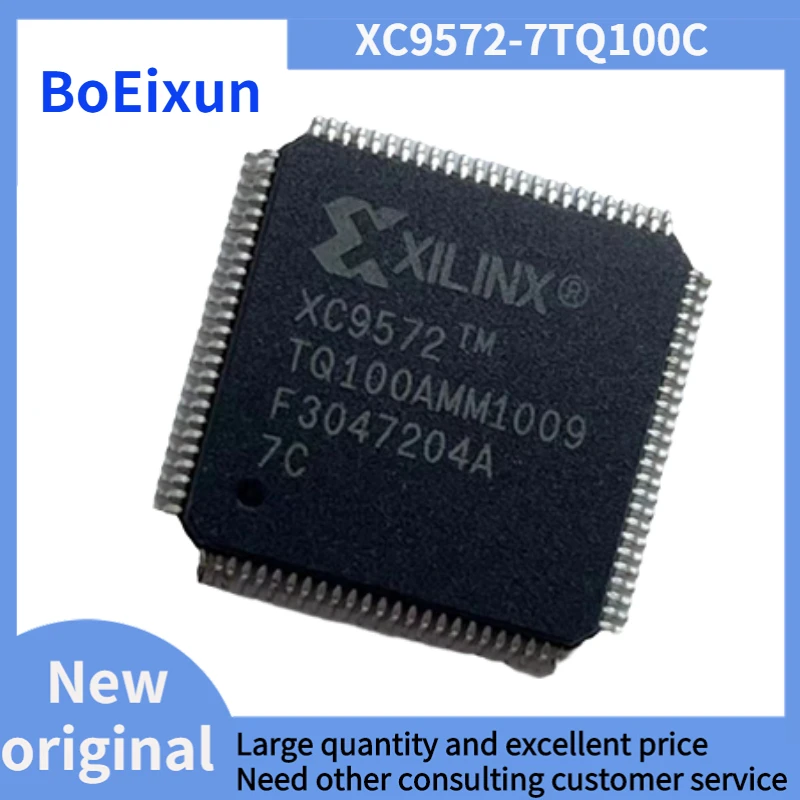 

100% new original XC9572-7TQ100C packaged QFP chip XC9572-7TQ100I programmable chip