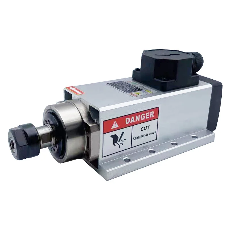 

6KW ER32 air-cooled spindle motor with flange cnc spindle motor machine tool