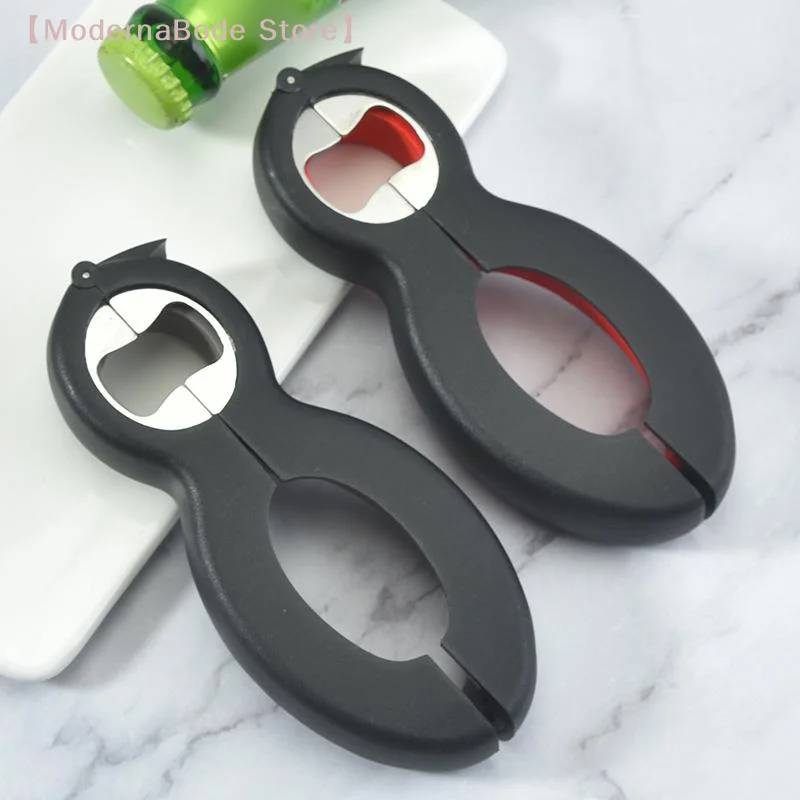 【M】Can Opener Multi Functional Beverage Bottle Opener Cap Twister Can Opener Anti Slip Cap Twister Jar Gripper Can