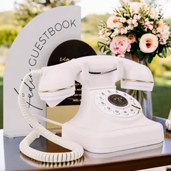 Audio Guestbook Telephone Wedding Phone For Party Gathering Audio Guest Book Telephone DIY Original Guestbook Message Recording