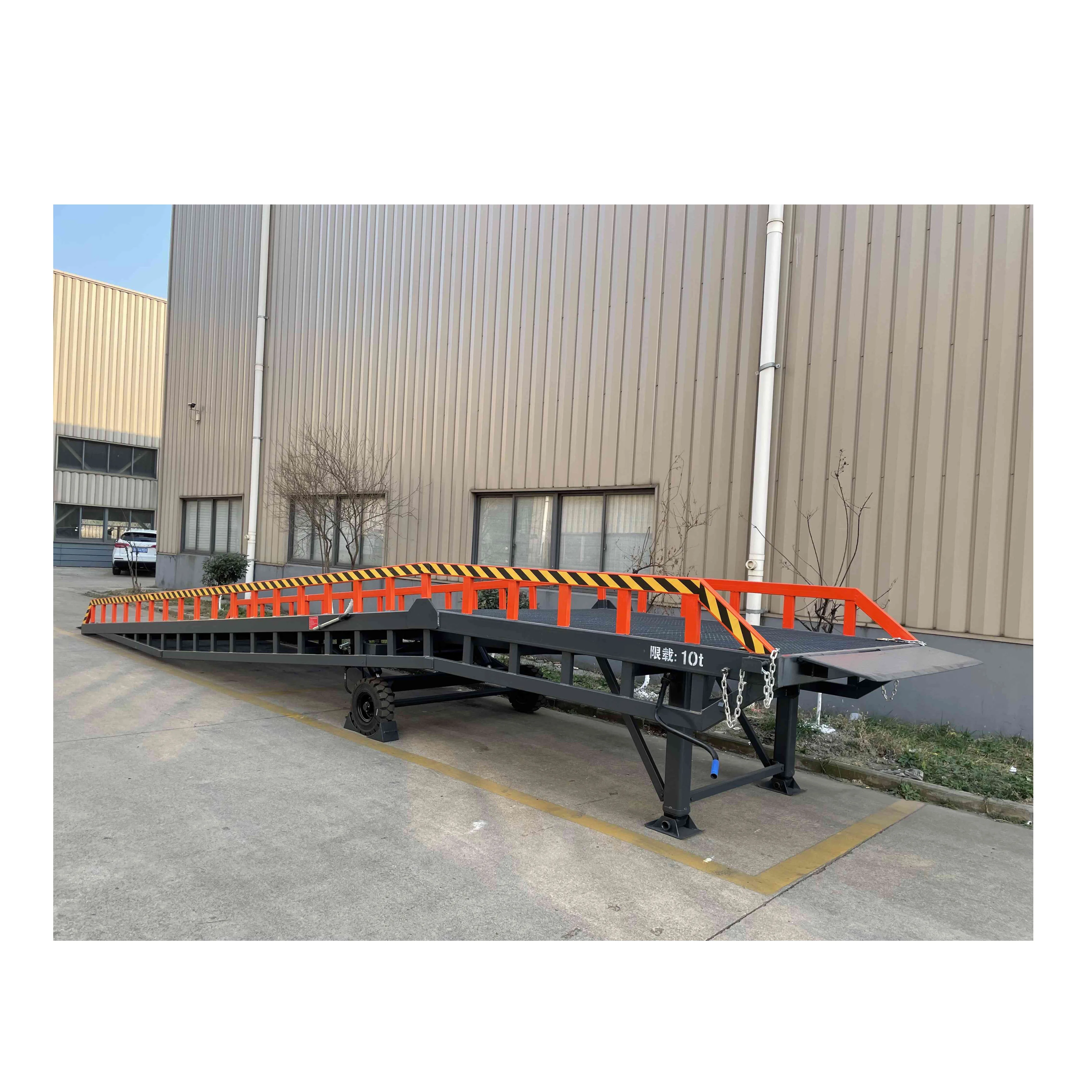 Mobile Best Forklift Dock Flatbed For Yard Ramp Trailer