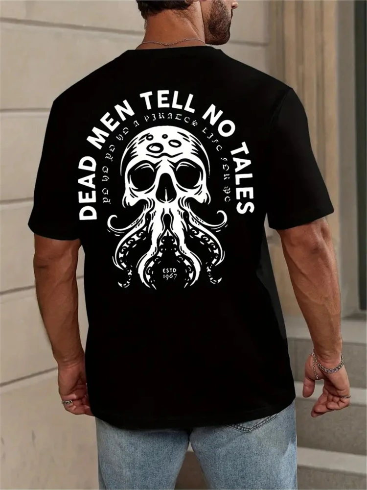 

[Cotton Summer Crew Neck] Cotton Men's Creative Top - Casual Short Sleeve Crew Neck T-shirt - Summer Outdoor