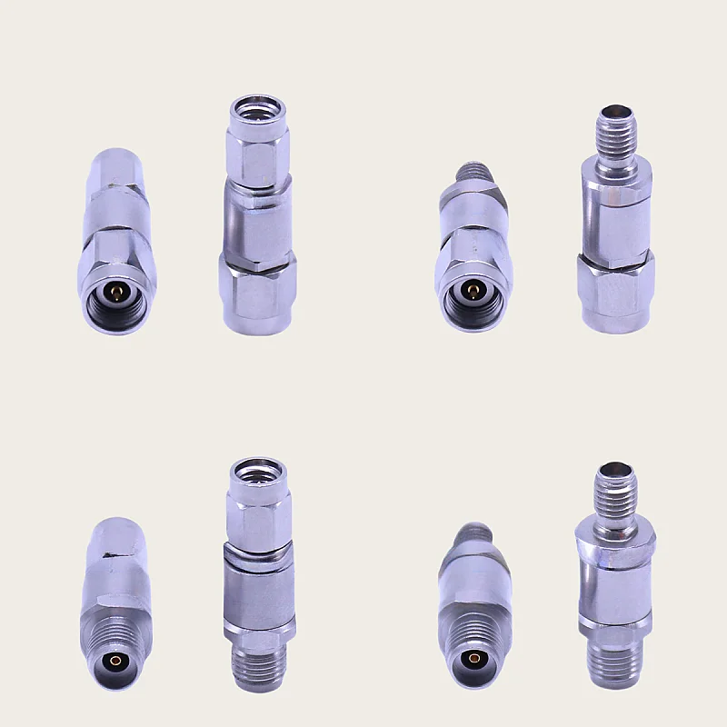 

1PCS/lot 2.92MM to SSMA Male plug & Female jack Millimeter Wave Stainless Steel 40G High Frequency Test Adapter