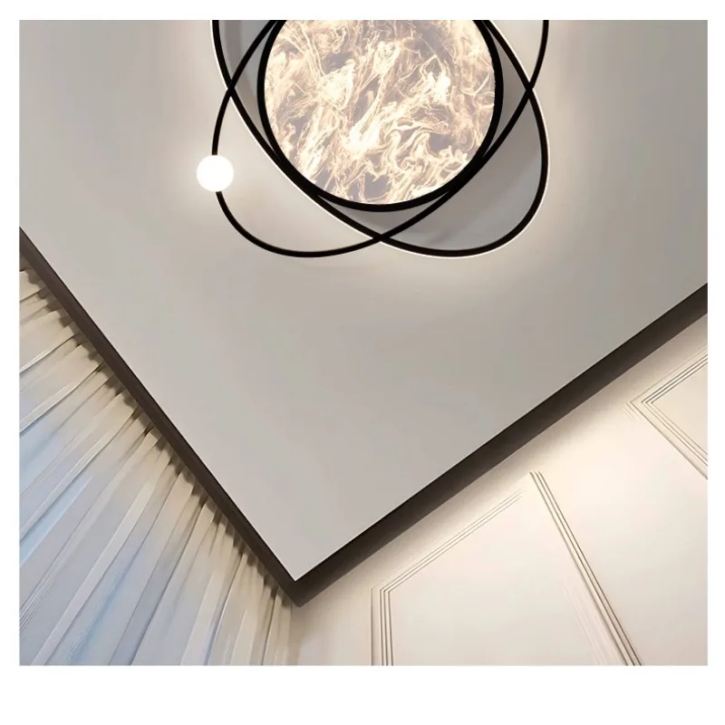 Modern Minimalist New Design Bedroom Light Full Spectrum LED Round Ceiling Lamp Cloud Fog Eye Caring