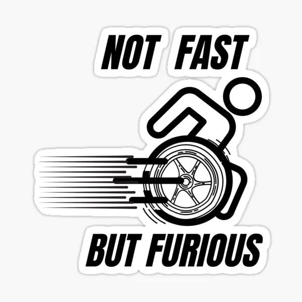 Not Fast Not Furious Sloth Fishing Creative Badge Sticker Motorcycle Laptop Car Truck Bicycle Off-road Racing Helmet Wall Decal