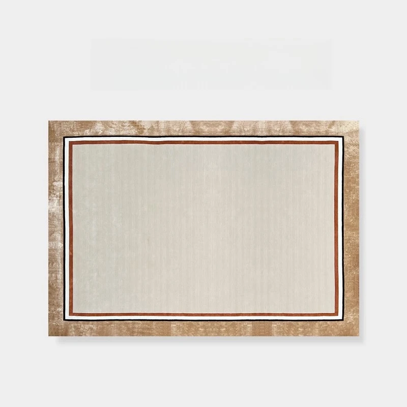 

Light luxury carpet living room premium sofa coffee table blanket wool silk custom bedroom bedside blanket