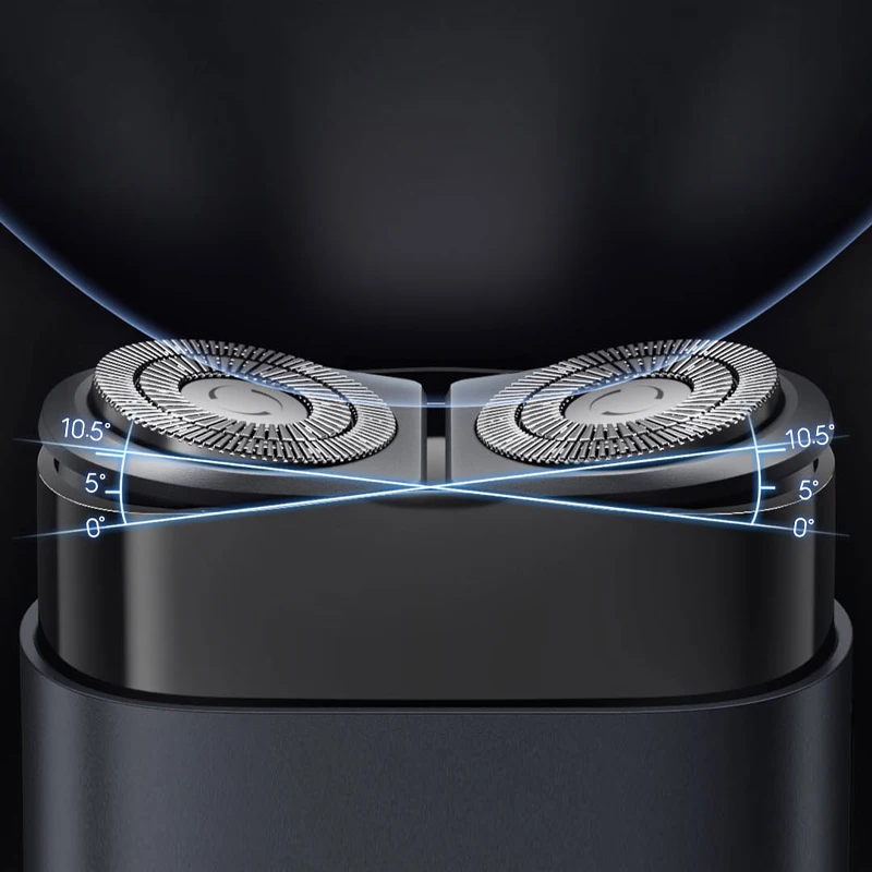 Xiaomi mijia s600 original cabeça de barbear elétrico para seco molhado máquina barbear aparador barba substituição lâmina barbear peças